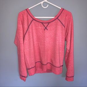 B1G1🌸 Plain Solid Contrast Stitch Sweater Top